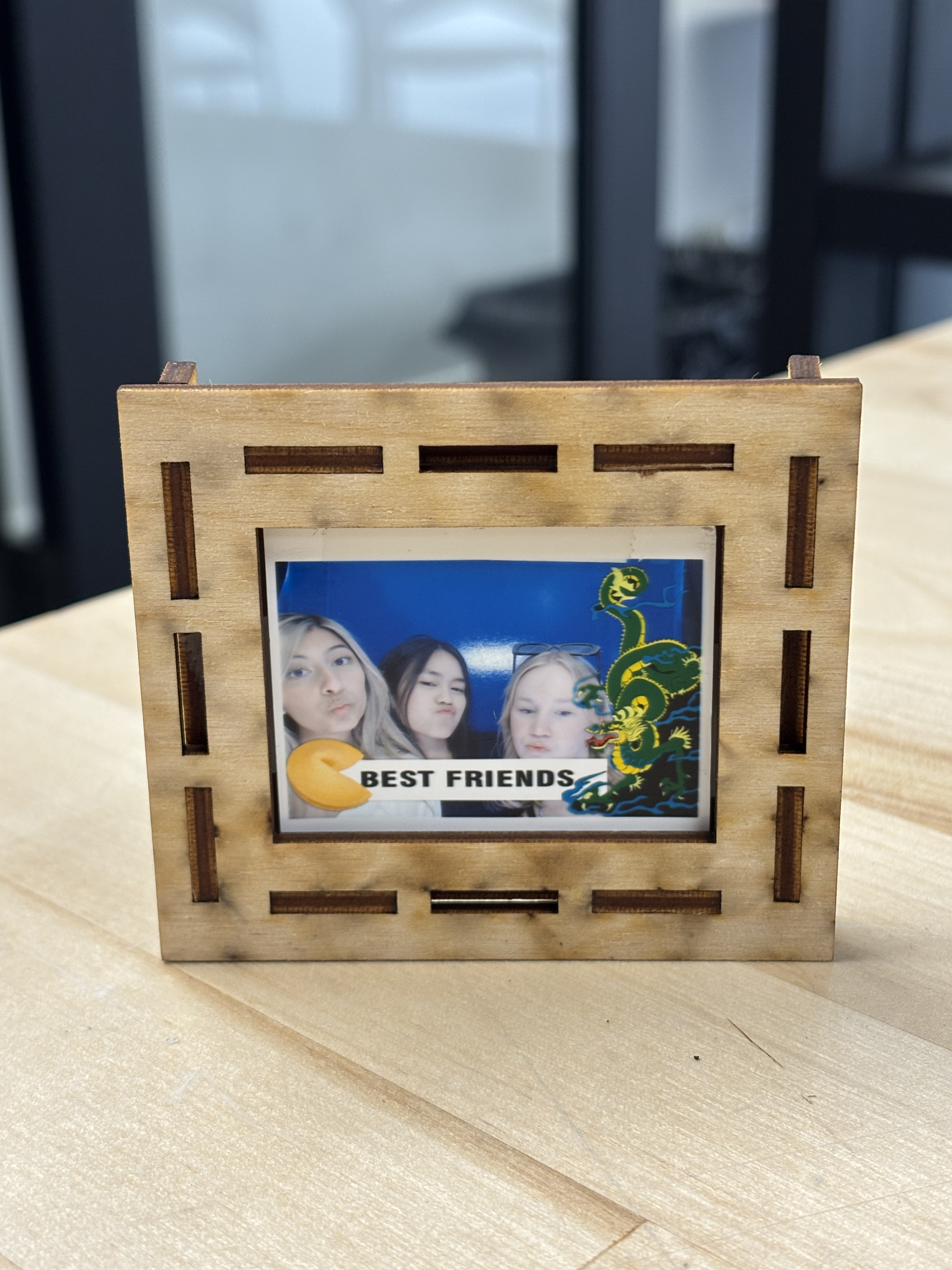 picture frame made to look like a film reel