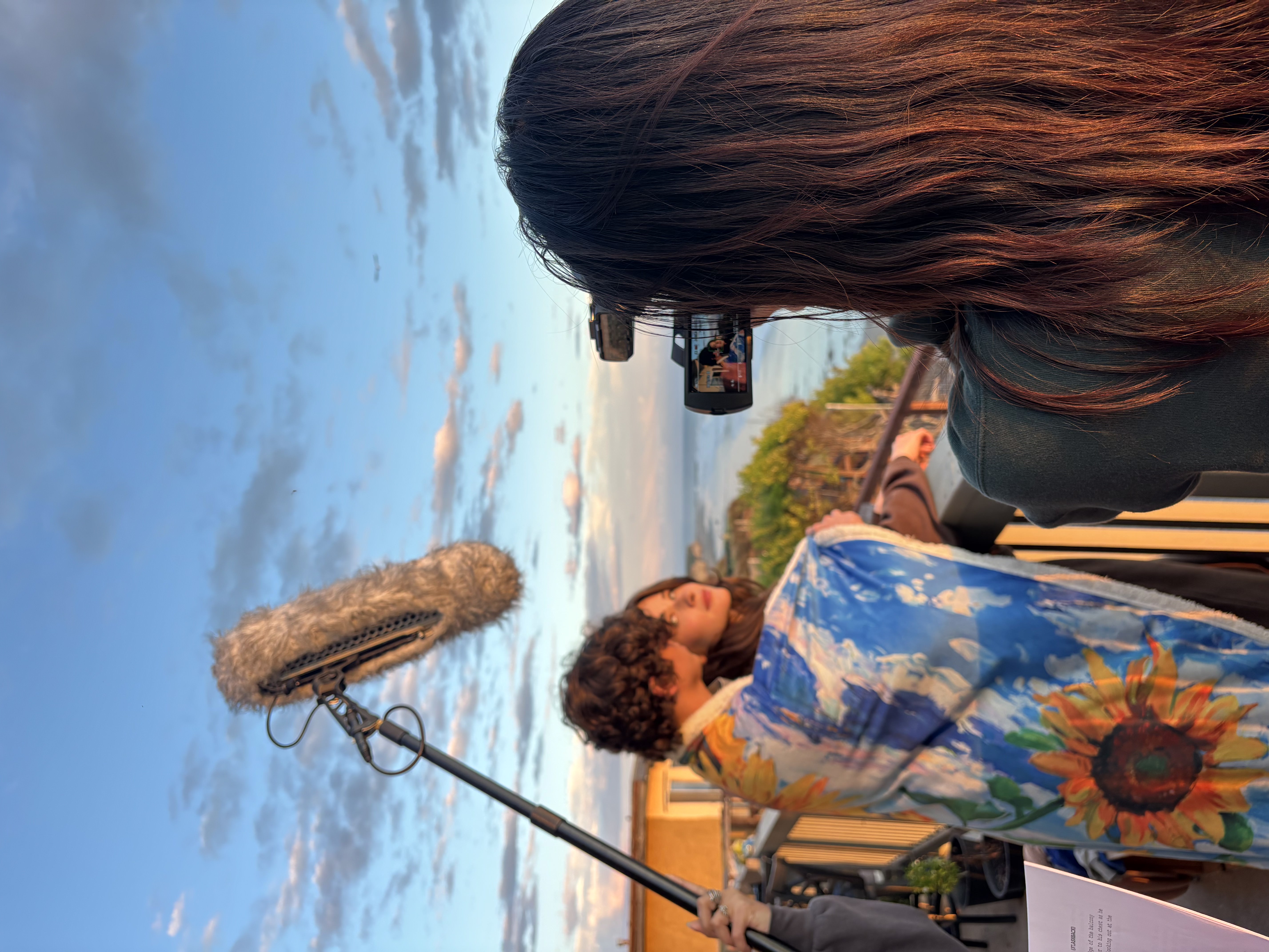 Behind the scenes photo from When We Were Here